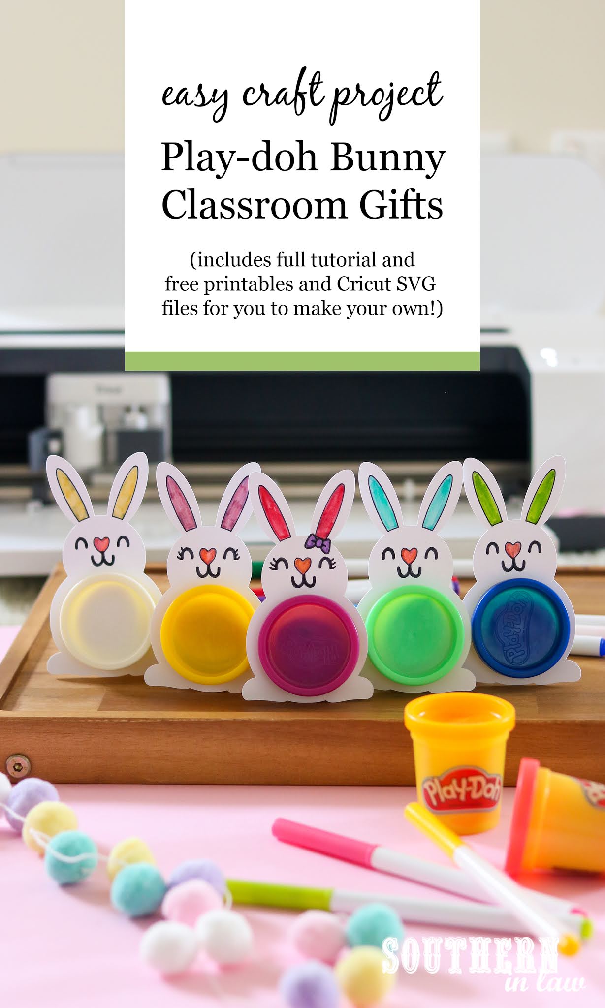 Southern In Law: Easy Printable Easter Classroom Gift - PlayDoh